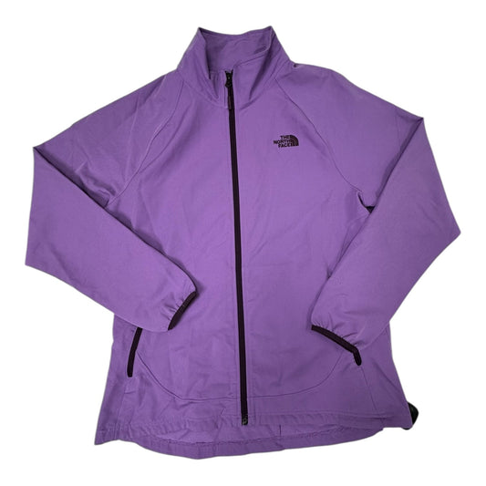 Athletic Jacket By The North Face In Purple, Size: Xl