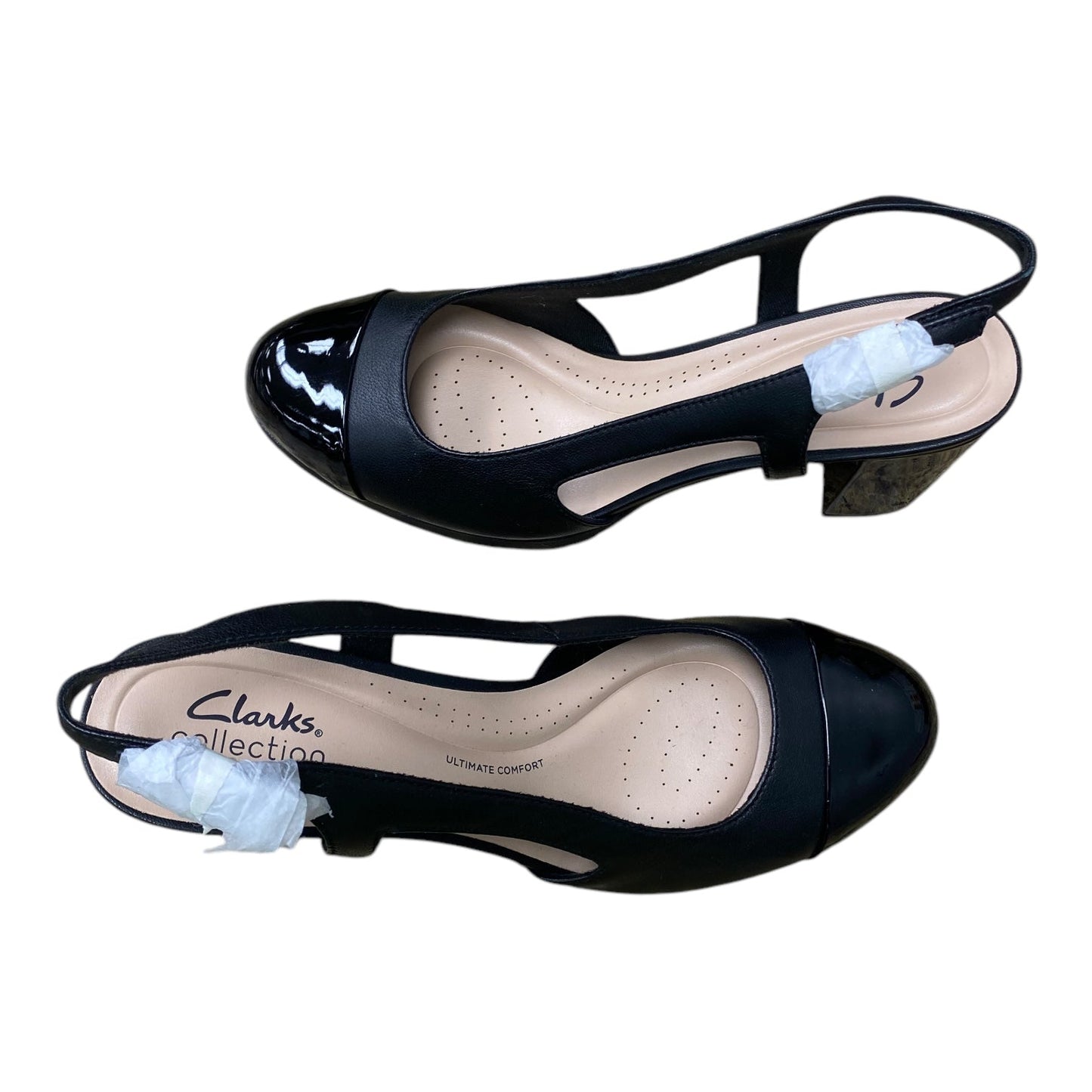 Shoes Heels Block By Clarks In Black, Size: 8.5