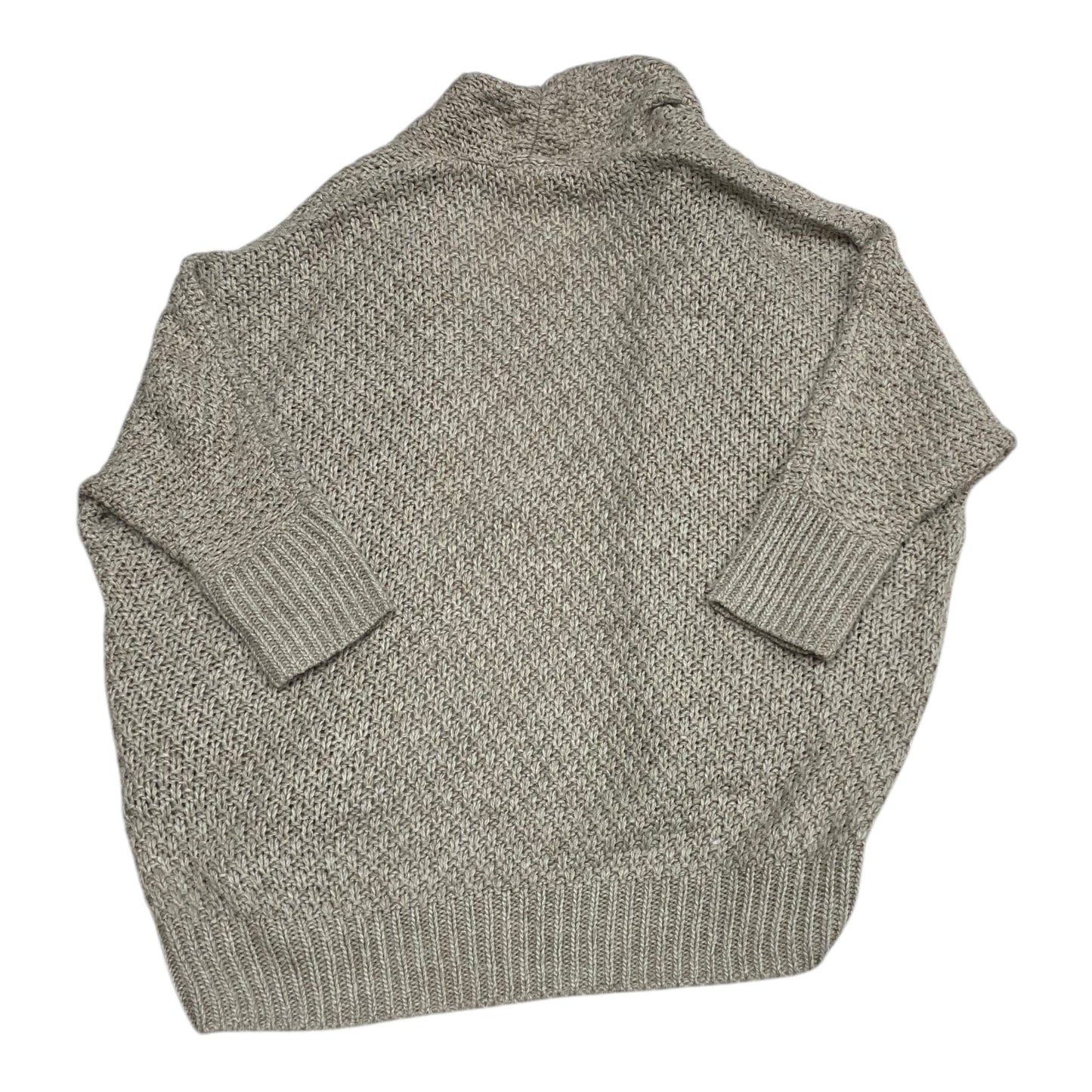 Sweater Cardigan By Hem & Thread In Grey & Tan, Size: S