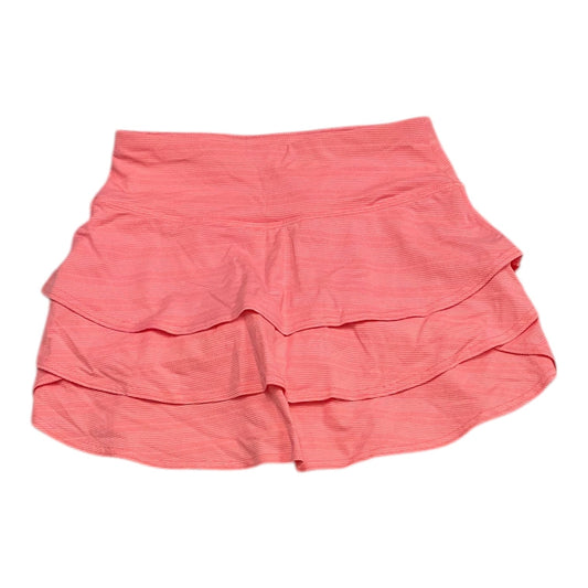 Athletic Skort By Athleta In Orange, Size: Xxs