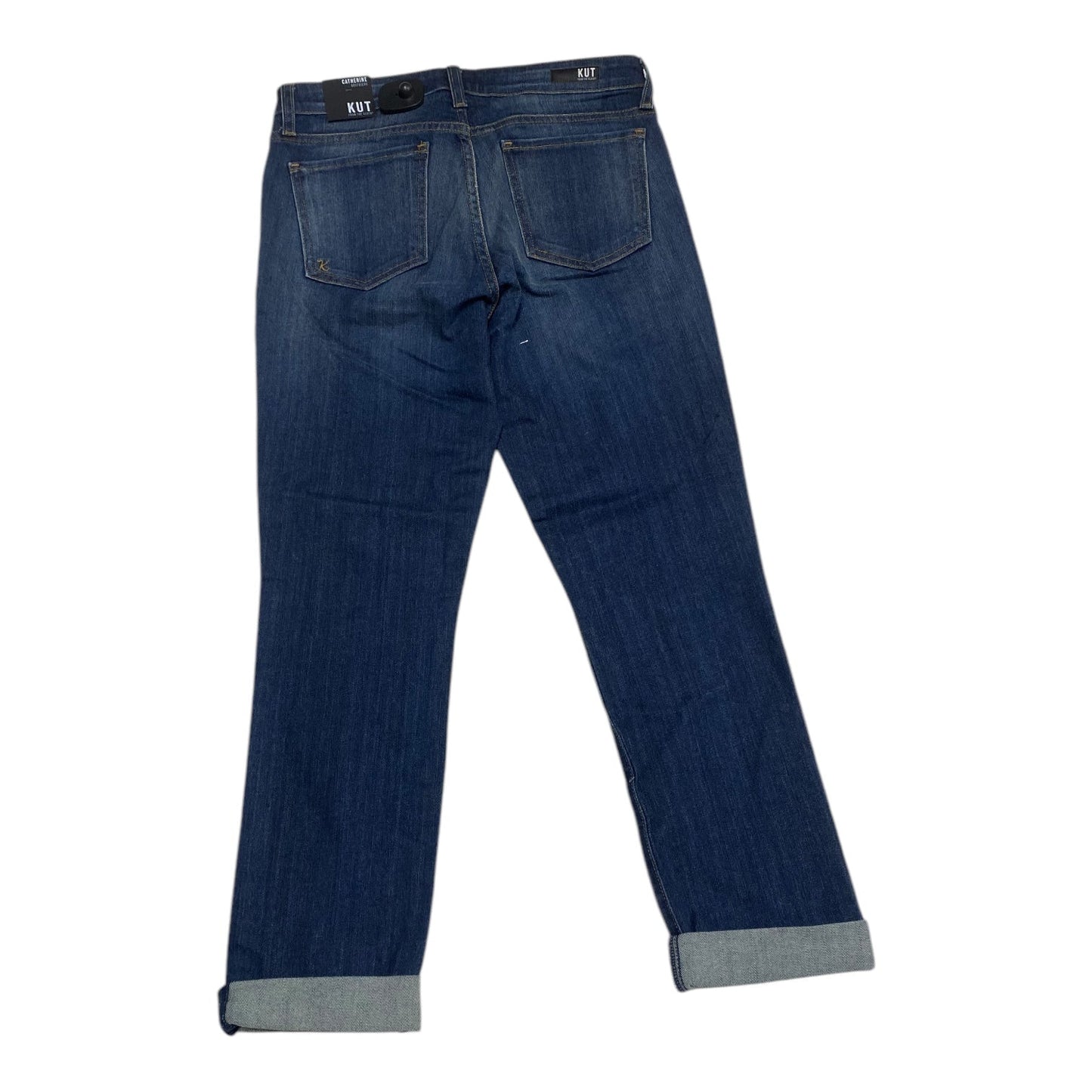 Jeans Boyfriend By Kut In Blue, Size: 4