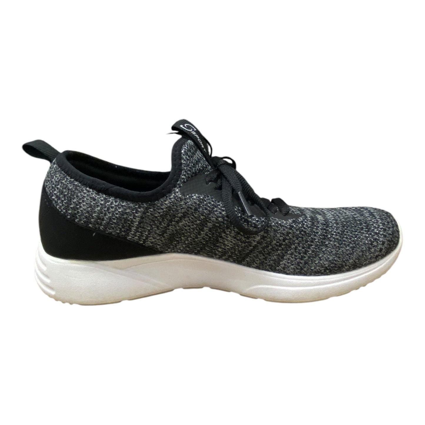 Shoes Athletic By Skechers In Black & Grey, Size: 6