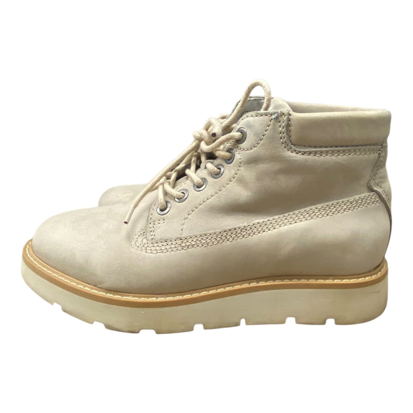 Boots Ankle Flats By Cmc In Ivory, Size: 6