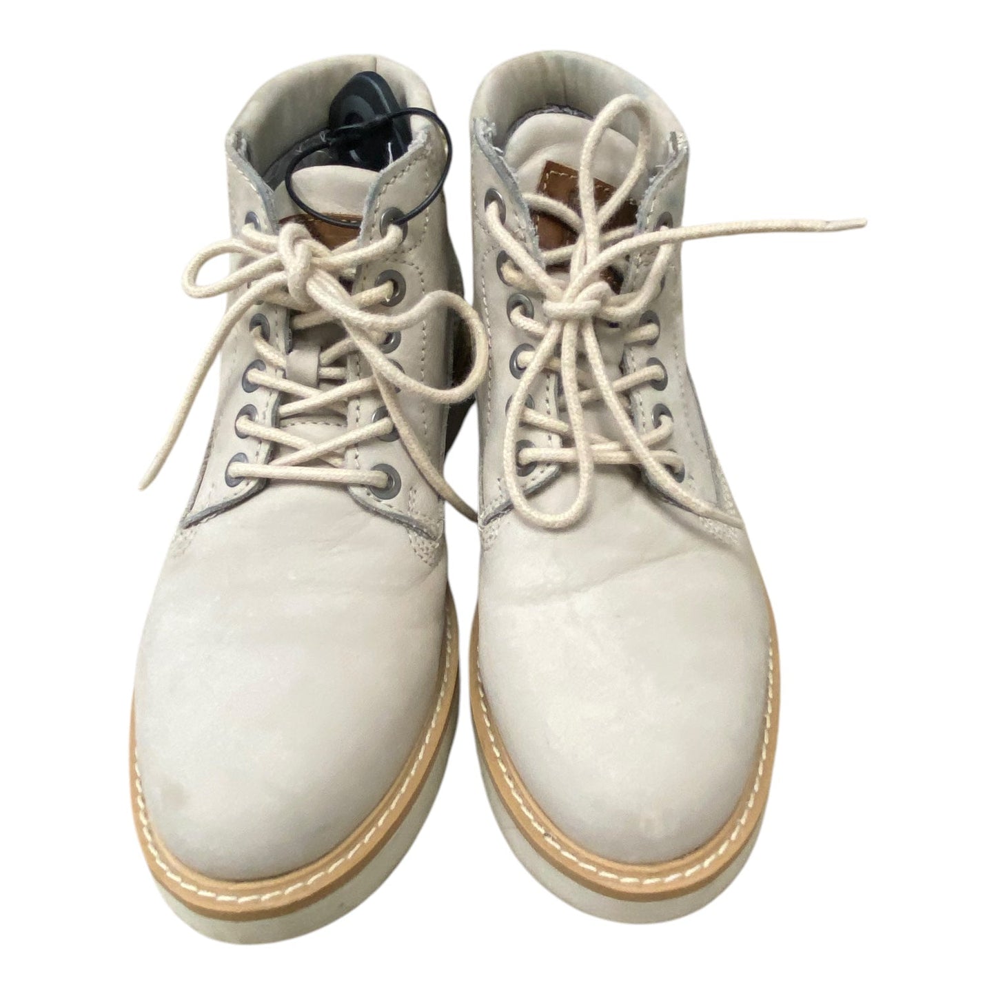 Boots Ankle Flats By Cmc In Ivory, Size: 6