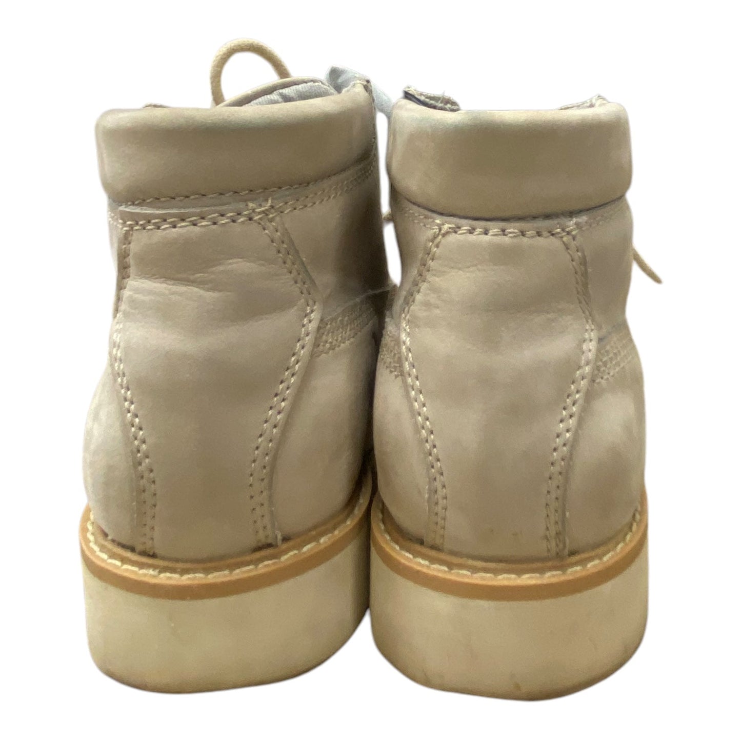 Boots Ankle Flats By Cmc In Ivory, Size: 6