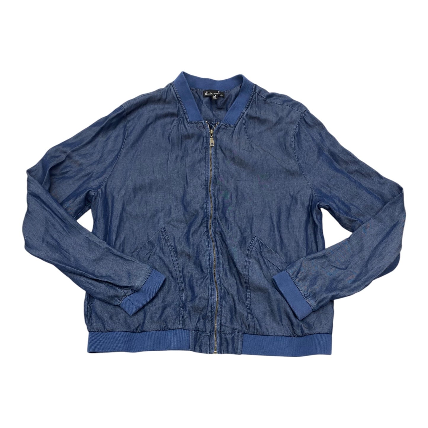 Jacket Denim By Cmc In Blue, Size: M