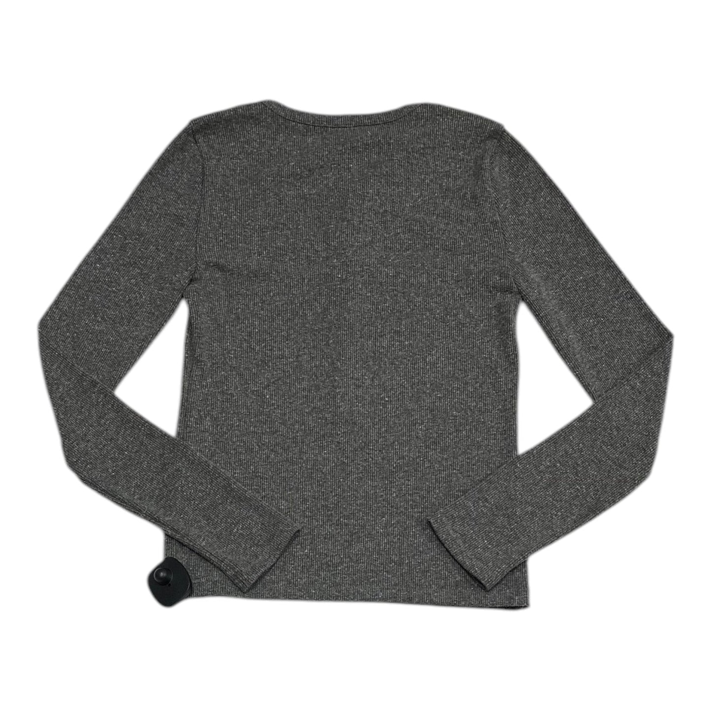 Top Long Sleeve Basic By Madewell In Grey, Size: Xs