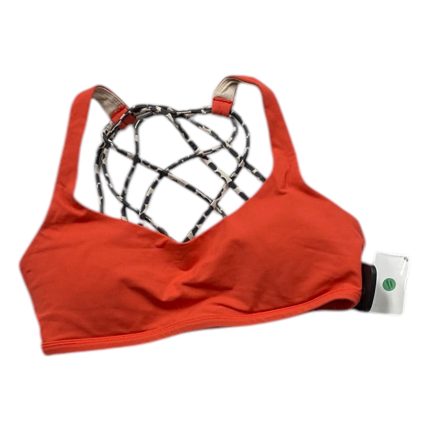 Athletic Bra By Lululemon In Orange, Size: 6