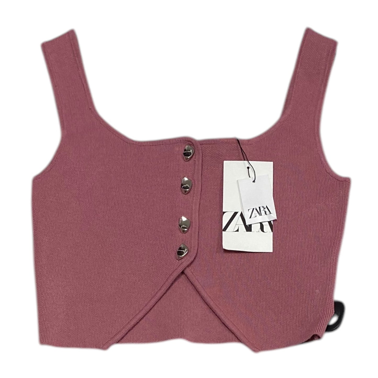 Top Sleeveless By Zara In Pink, Size: Xs