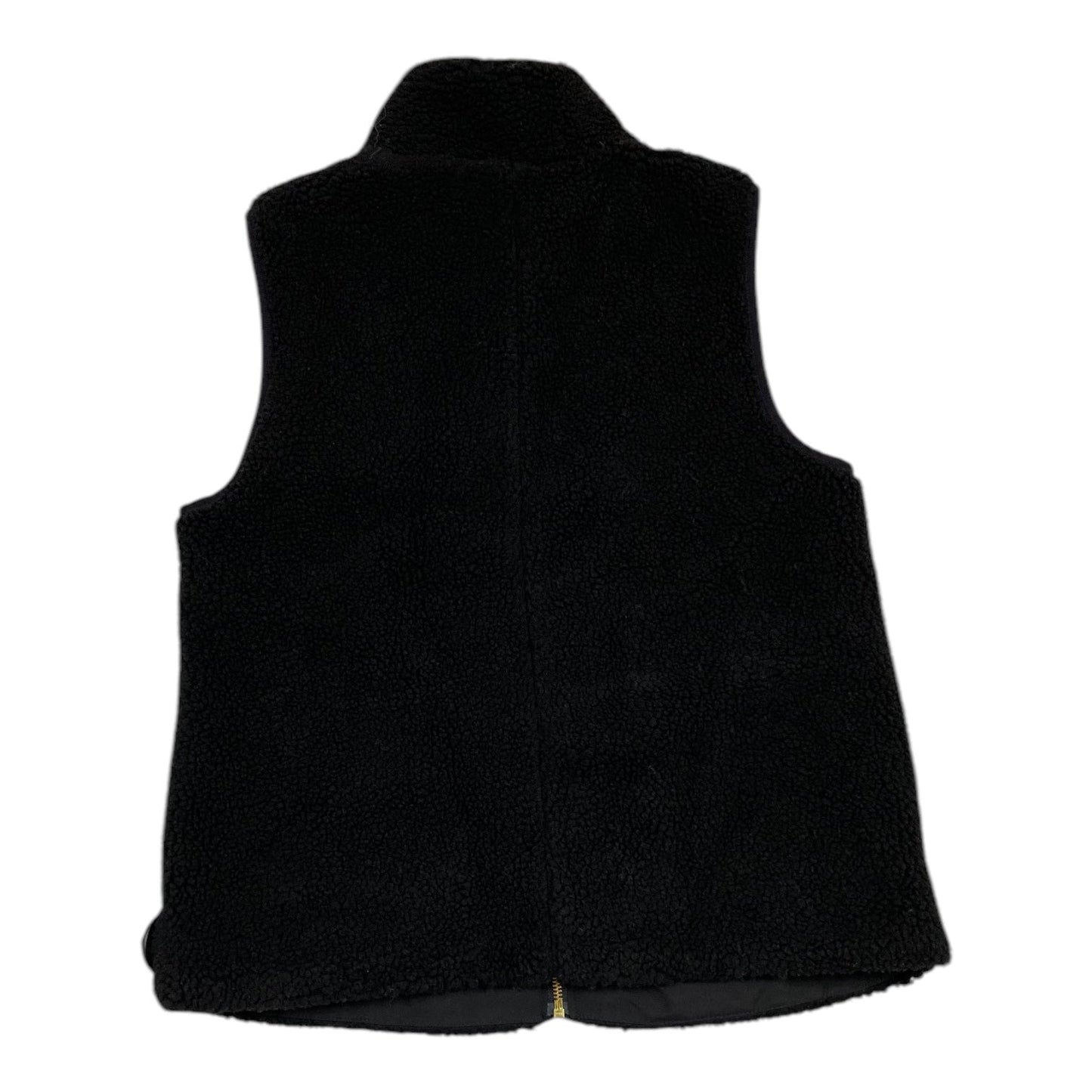 Vest Faux Fur & Sherpa By J. Crew In Black, Size: S