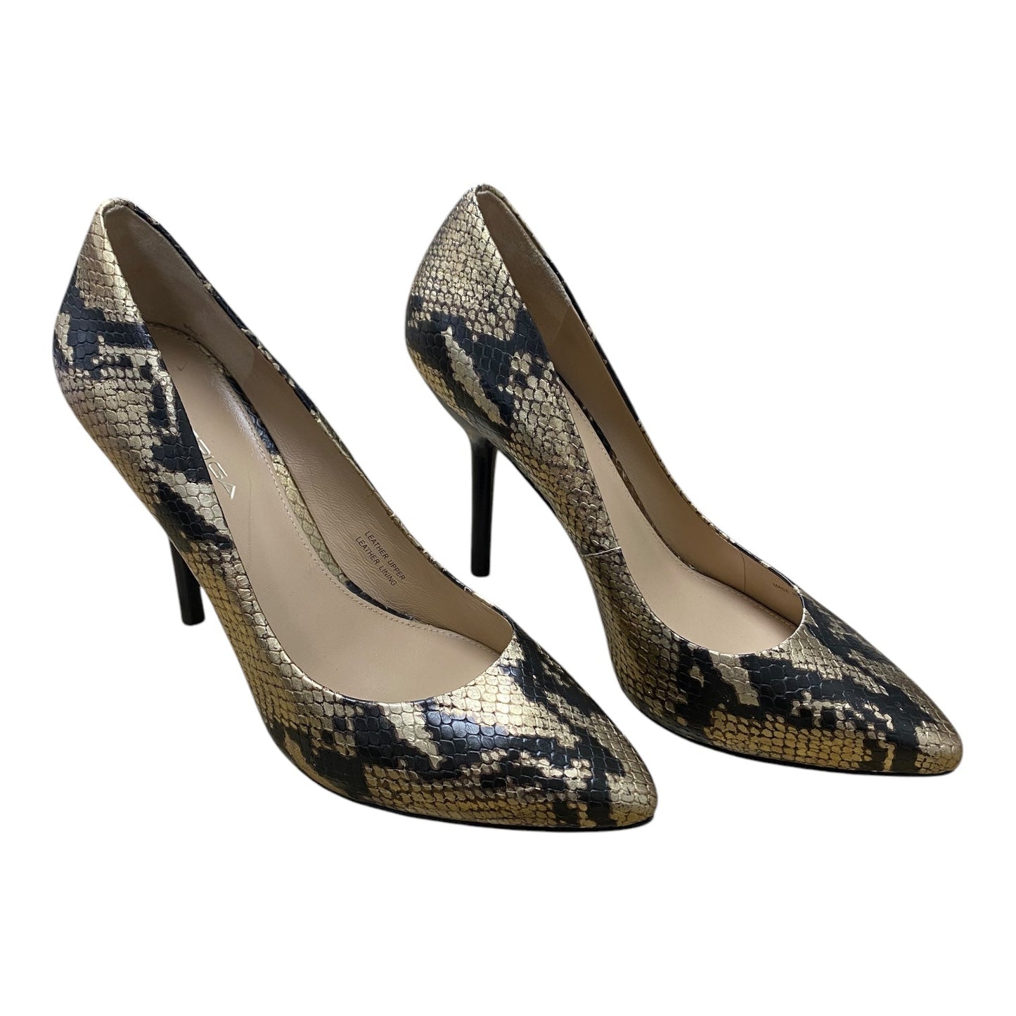 Shoes Heels Stiletto By Via Spiga In Snakeskin Print, Size: 9