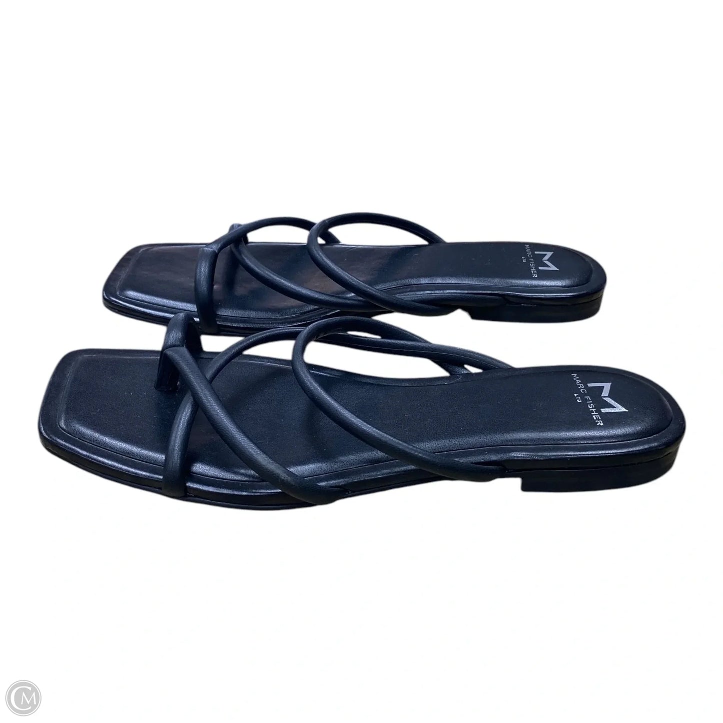 Sandals Flats By Marc Fisher In Black, Size: 8.5