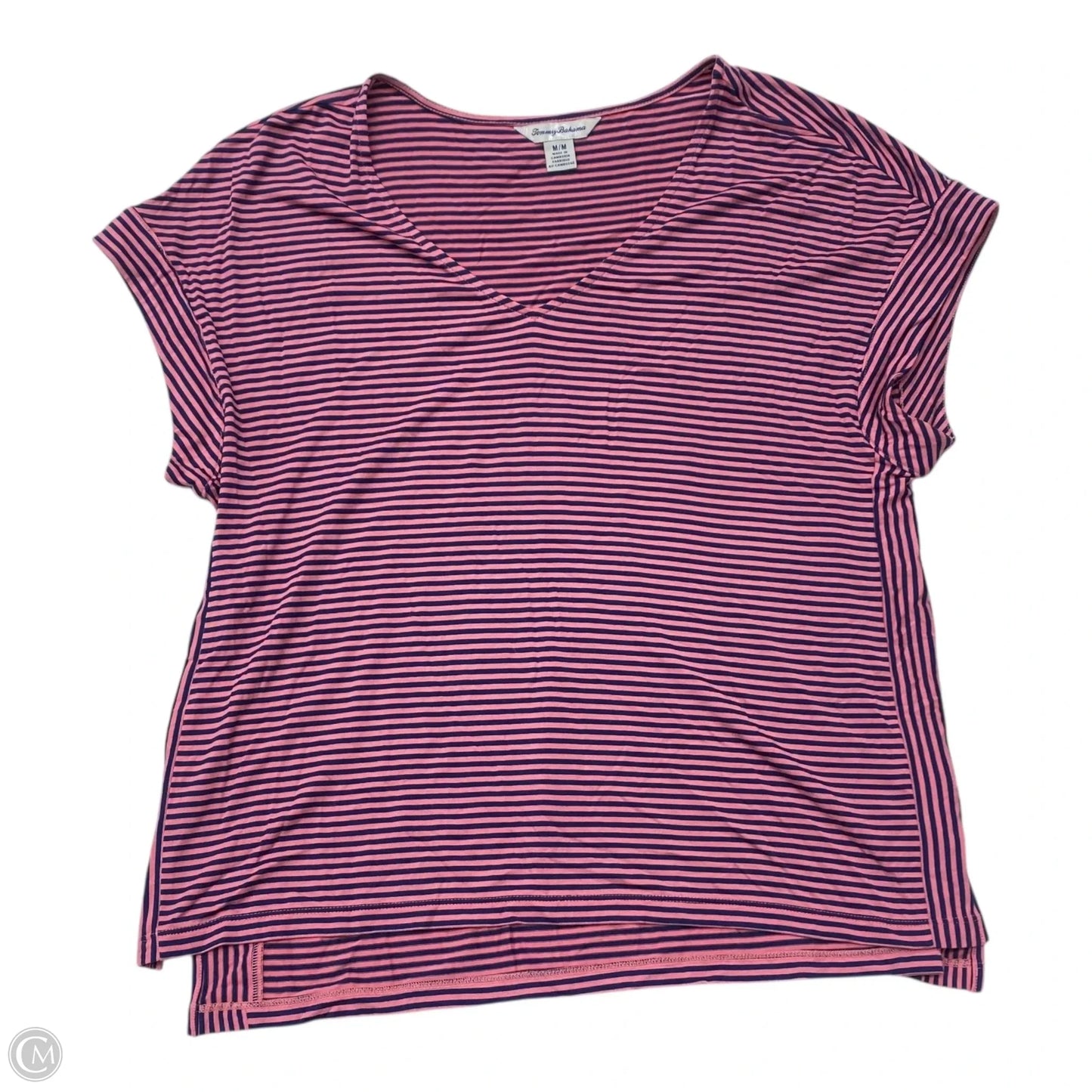 Top Sleeveless By Tommy Bahama In Striped Pattern, Size: M