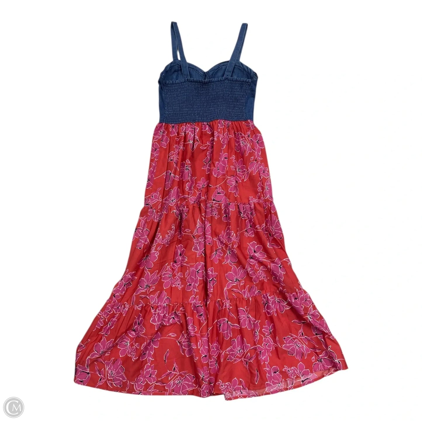 Dress Casual Maxi By Bog Collection In Blue & Red, Size: S