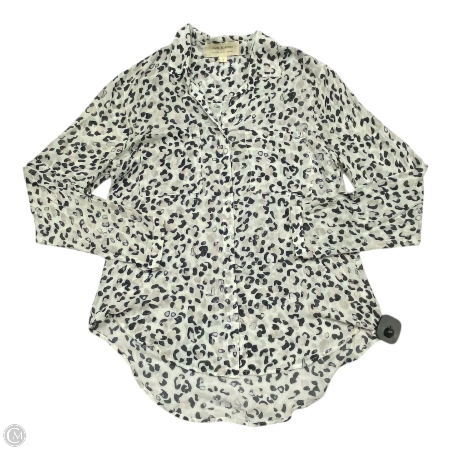 Top Sleeveless By Cloth & Stone In Animal Print, Size: S