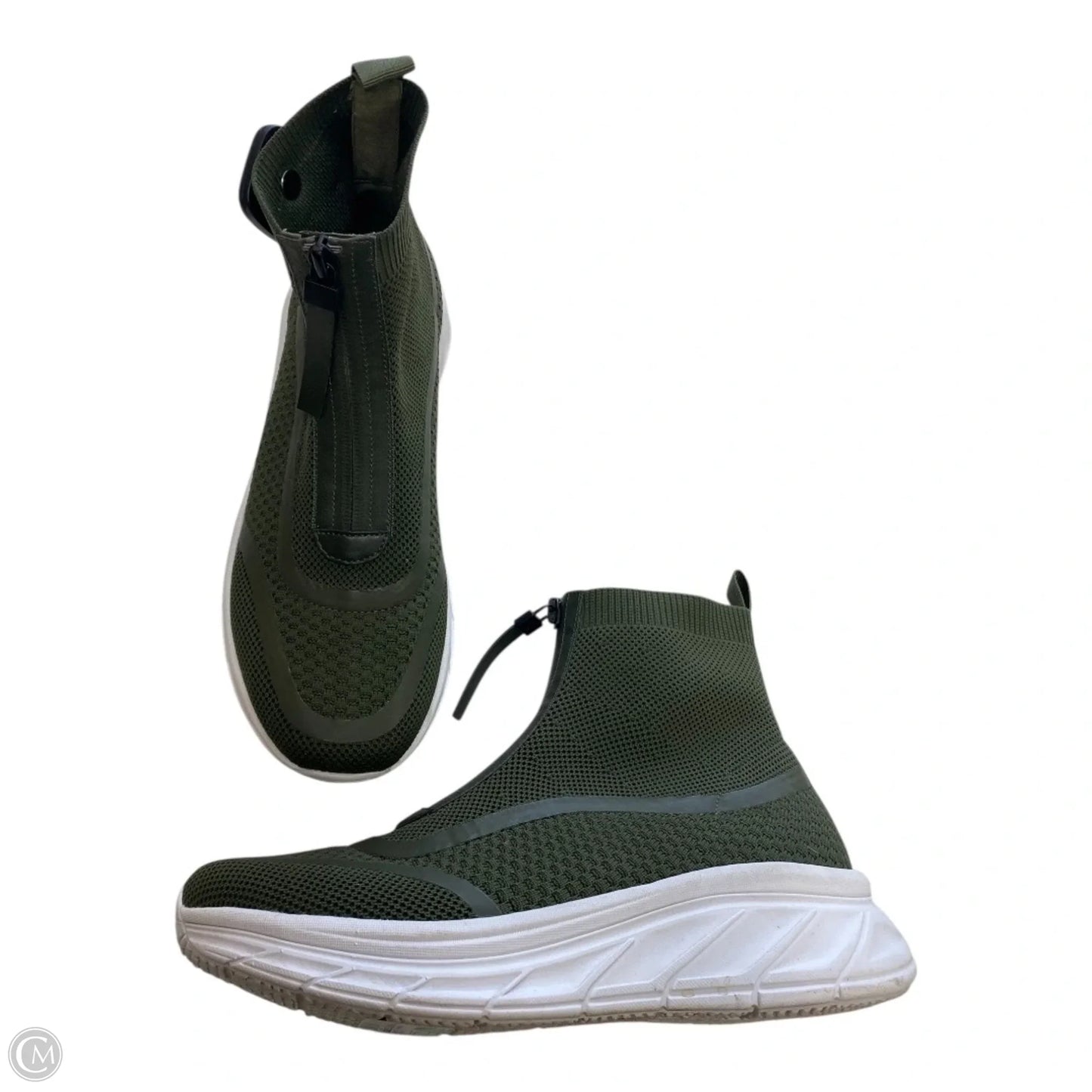 Shoes Sneakers By J Slides In Green, Size: 9