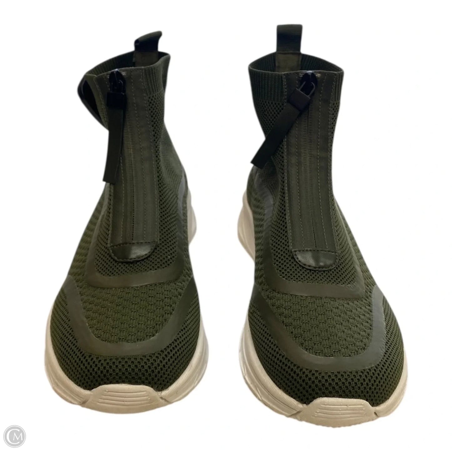 Shoes Sneakers By J Slides In Green, Size: 9