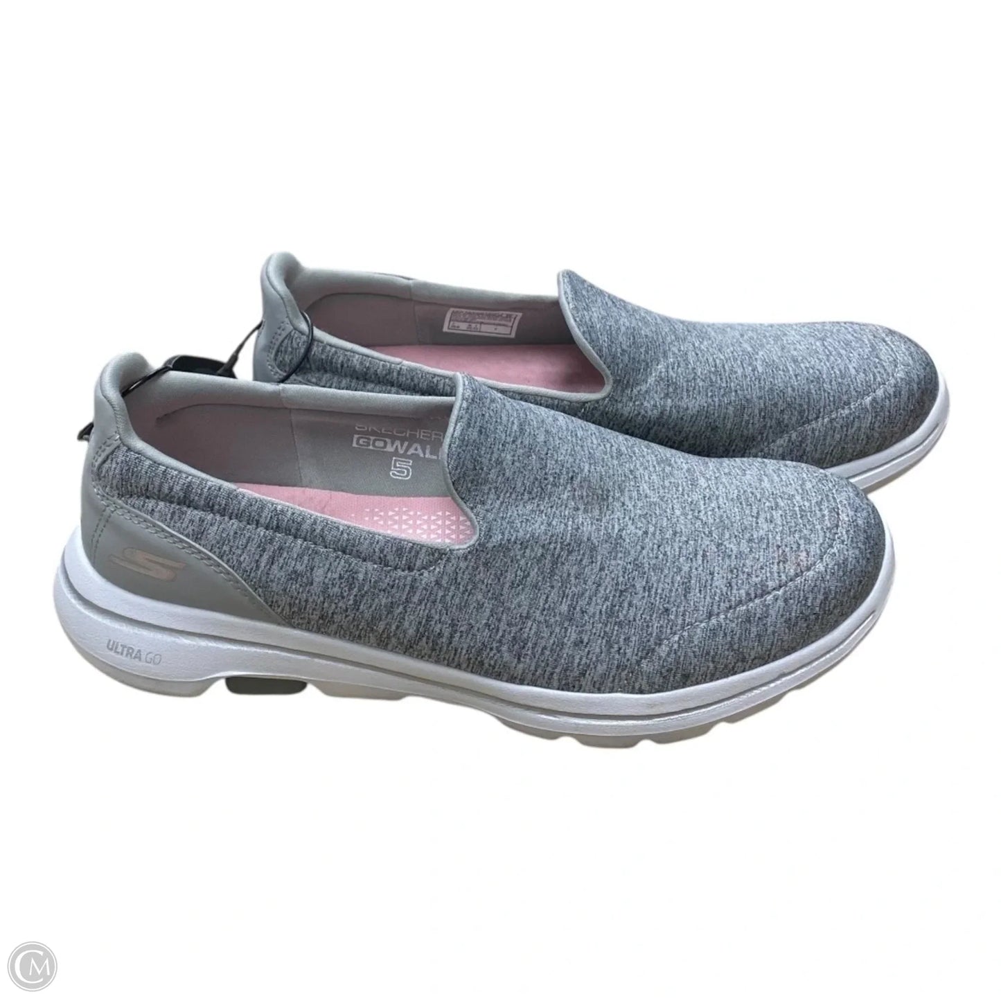 Shoes Flats By Skechers In Grey, Size: 9.5