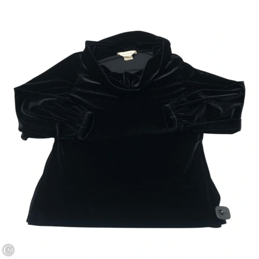 Top Long Sleeve Designer By Misook In Black, Size: M