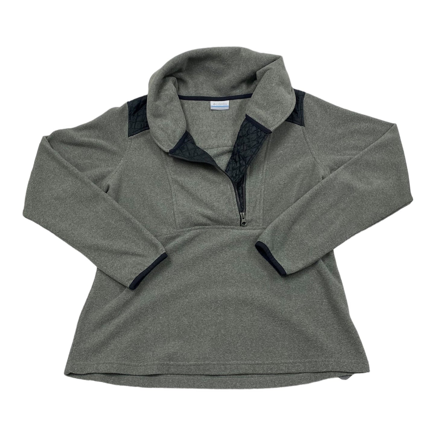 Black Grey Athletic Fleece Columbia, Size L