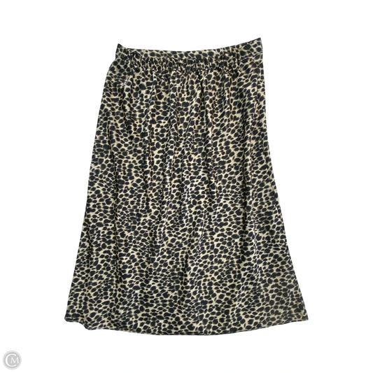 Skirt Midi By J. Crew In Animal Print, Size: S