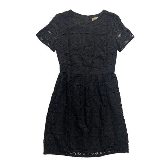 Black Dress Casual Midi Loft, Size Xs
