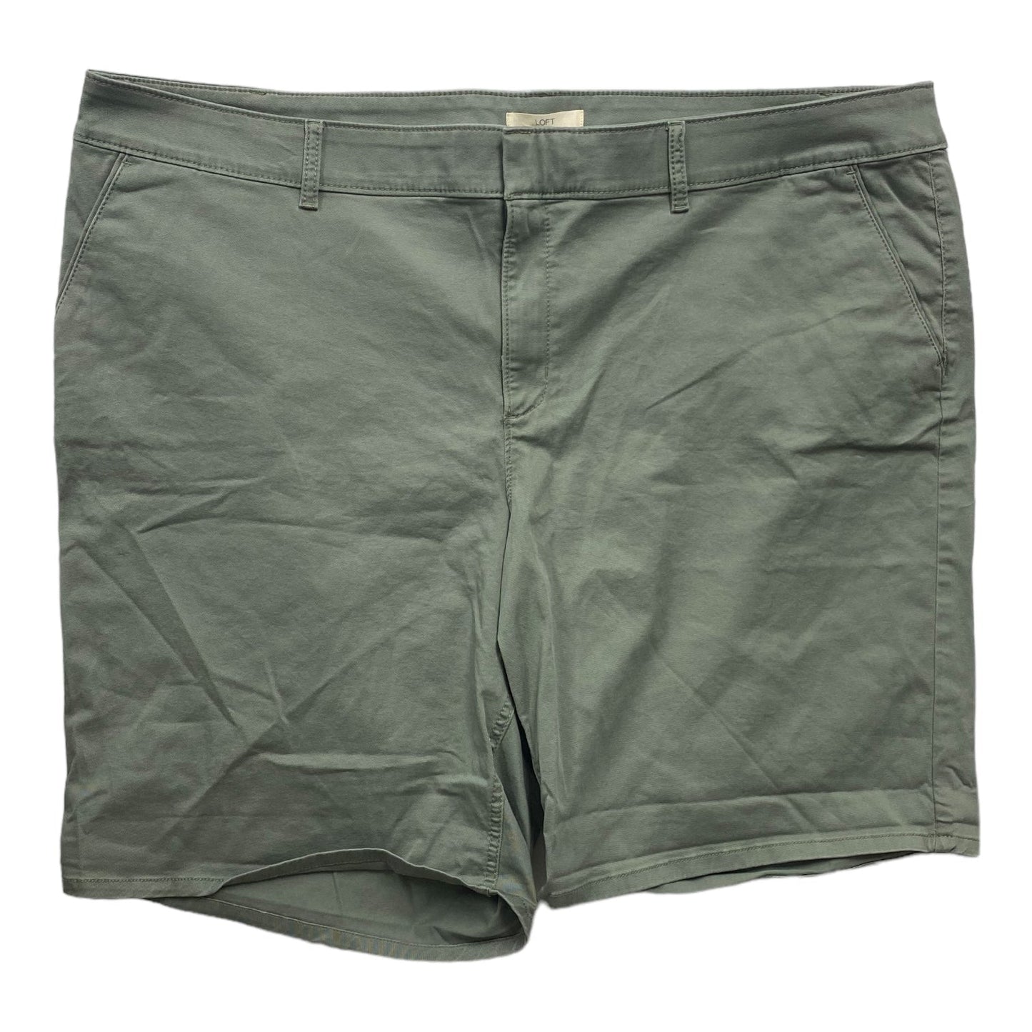 Green Shorts Loft, Size 26