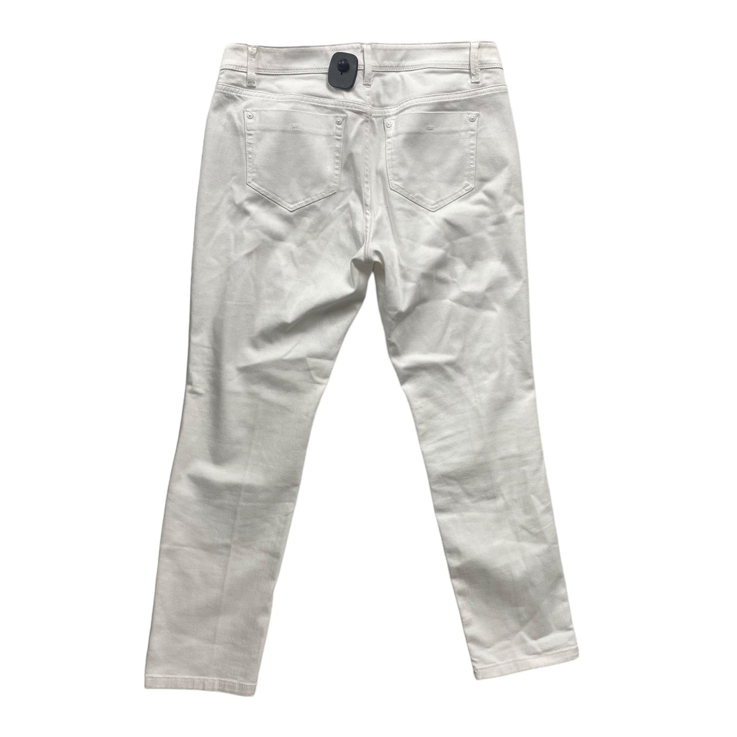 White Jeans Straight J. Jill, Size 8petite