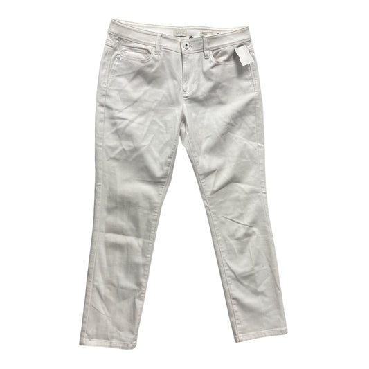 White Jeans Straight J. Jill, Size 8petite