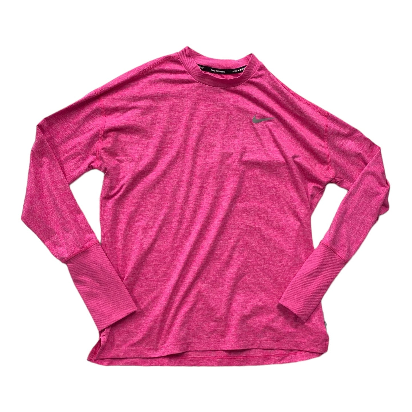 Pink Athletic Top Long Sleeve Crewneck Nike, Size M
