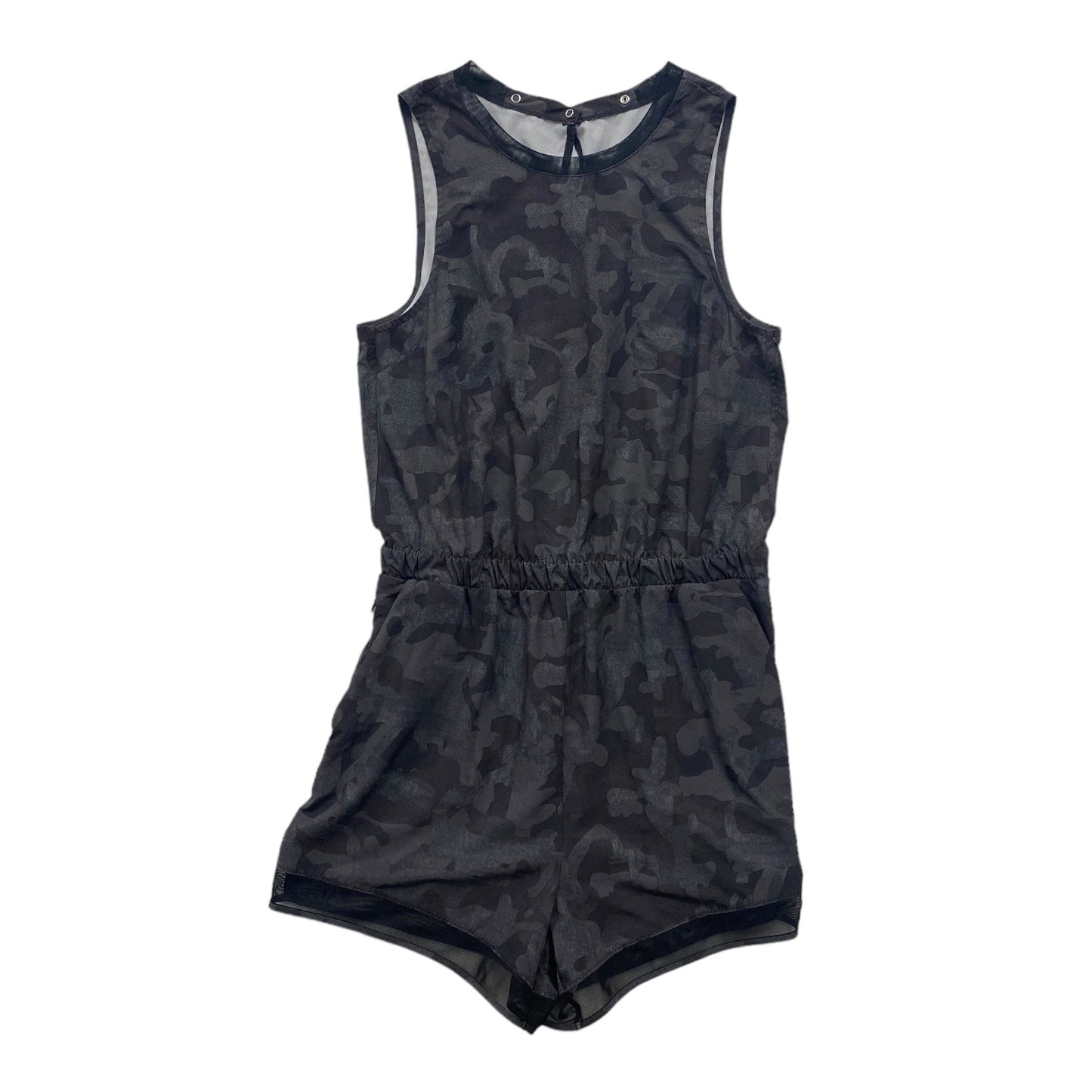 Camouflage Print Romper Zella, Size M