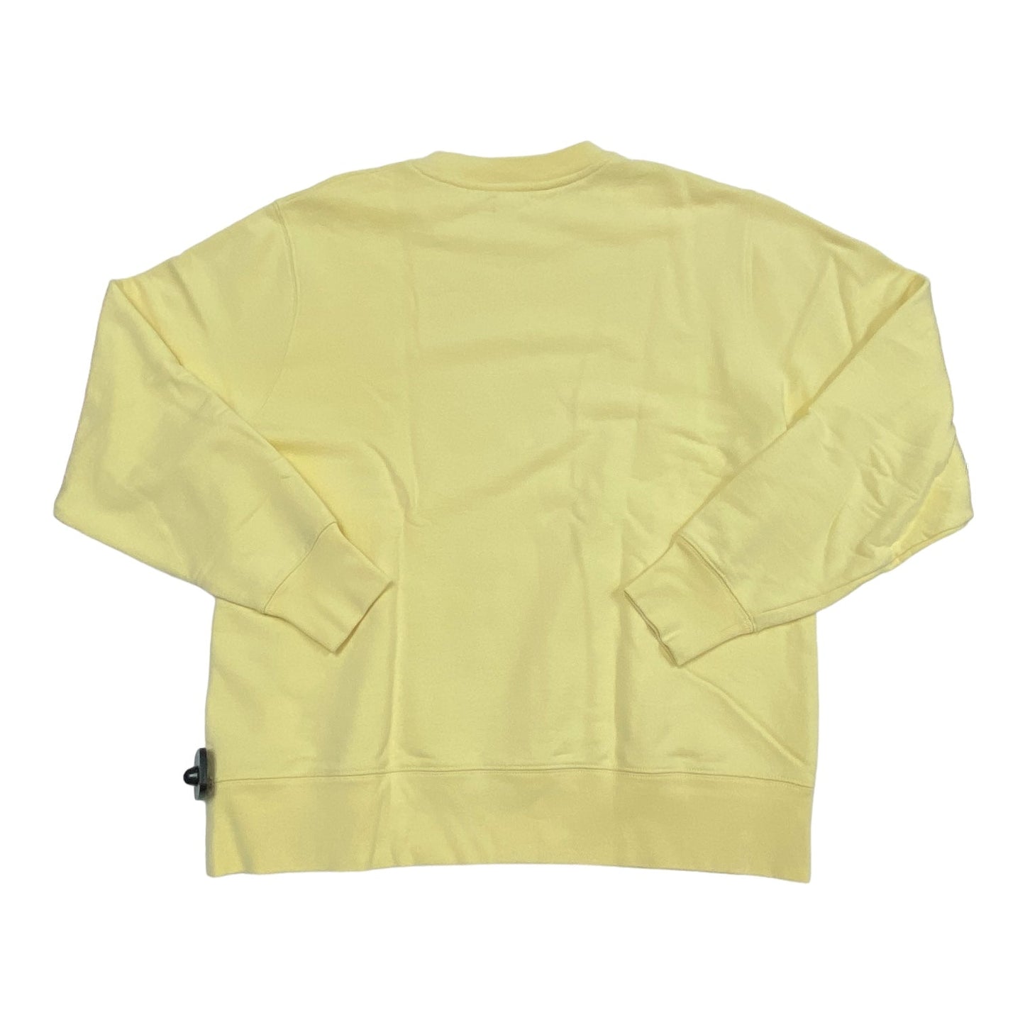 Yellow Sweatshirt Designer Tory Burch, Size L