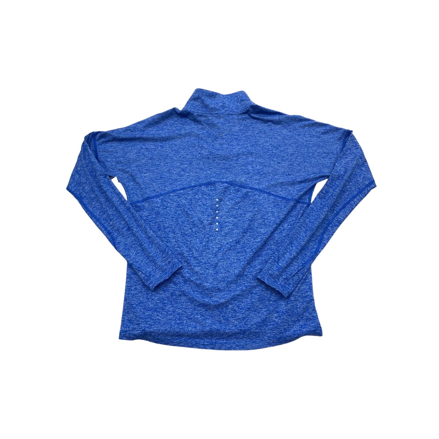 Blue Athletic Top Long Sleeve Collar Nike, Size S
