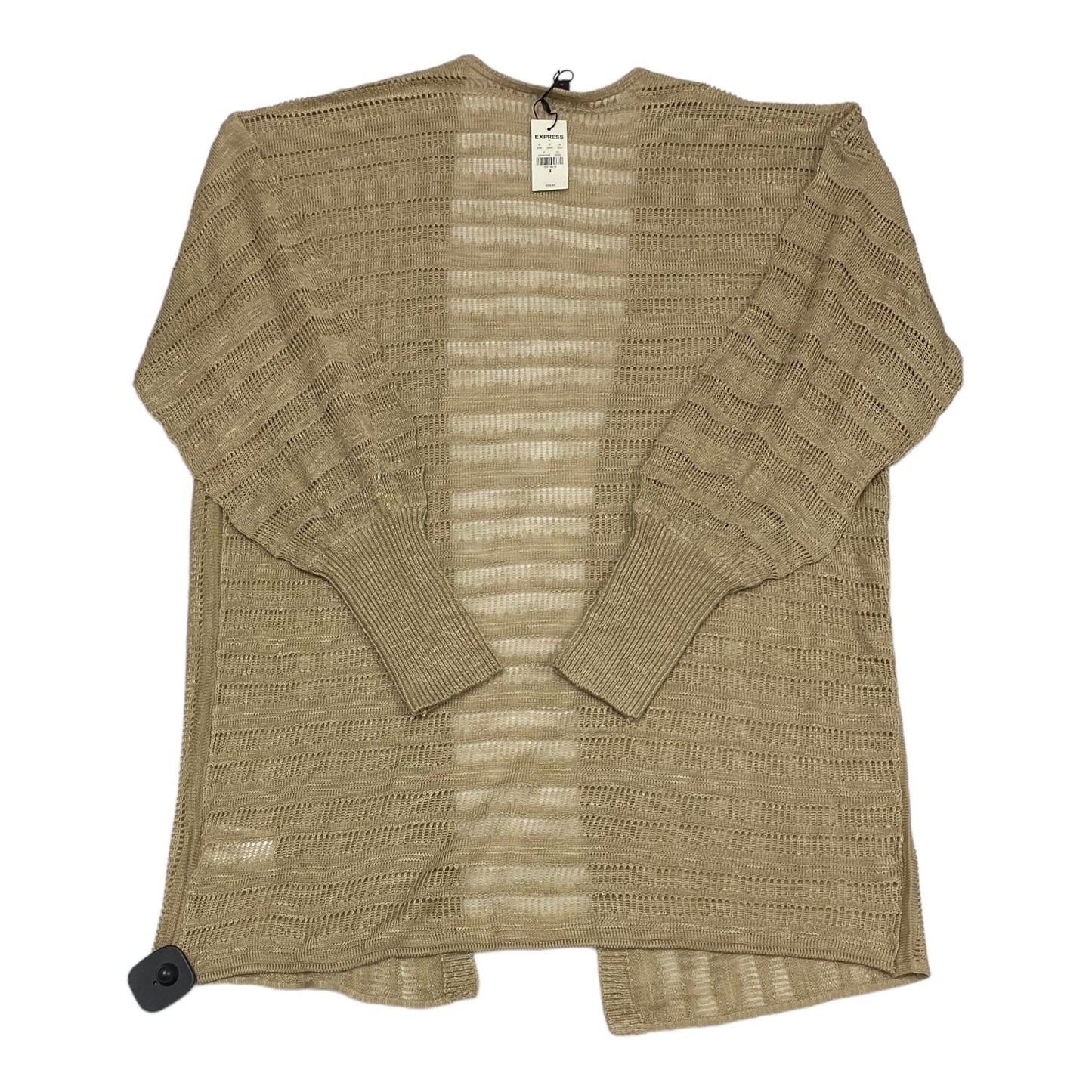 Taupe Sweater Cardigan Express, Size M