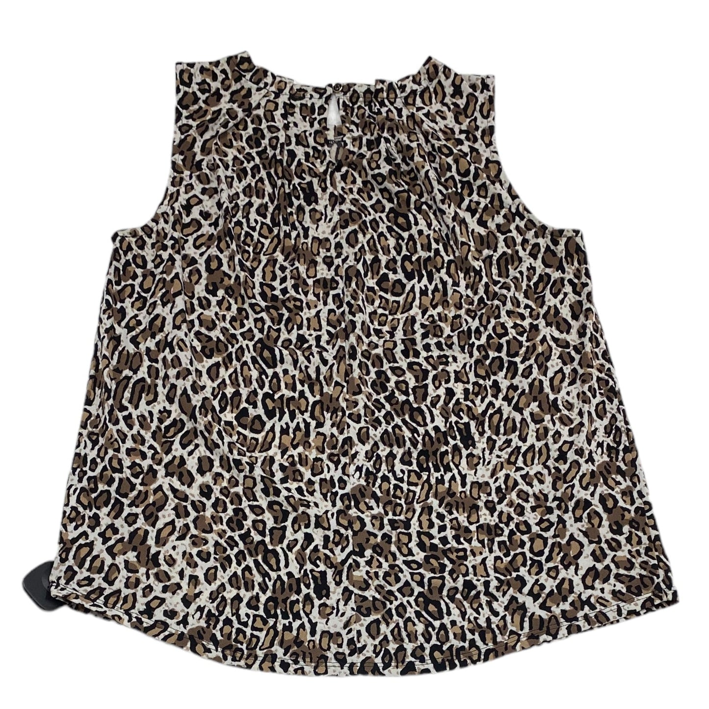 Animal Print Top Sleeveless Adrianna Papell, Size S