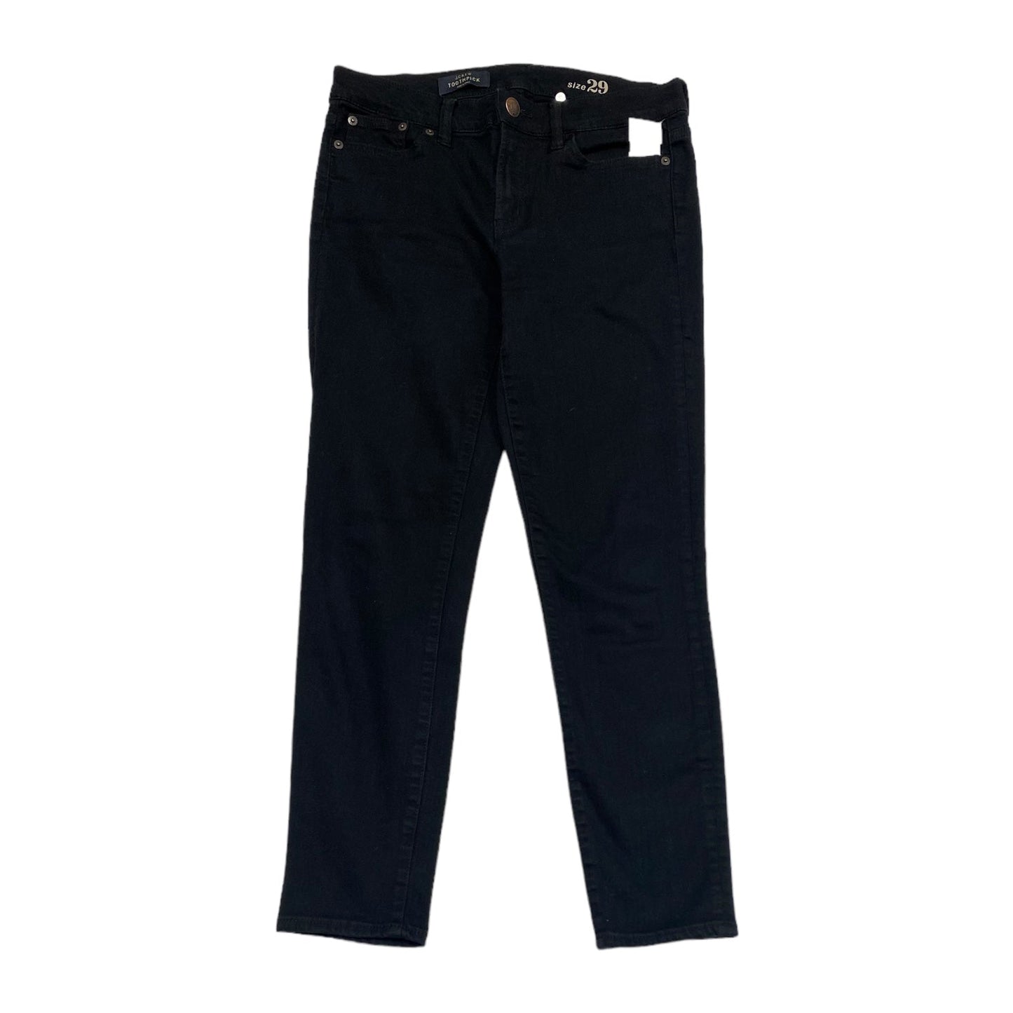 Jeans Skinny By J. Crew In Black, Size: 8