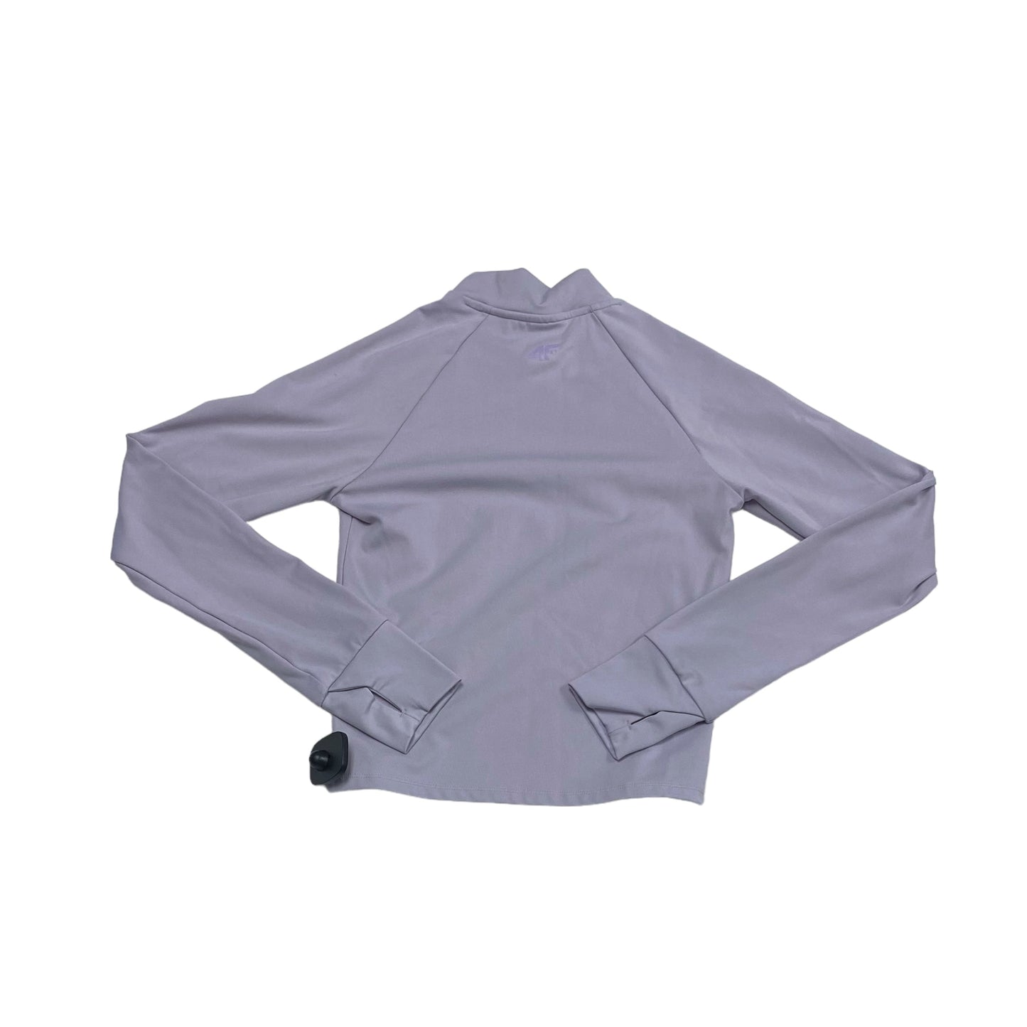 Purple Athletic Top Long Sleeve Collar 4F, Size Xs