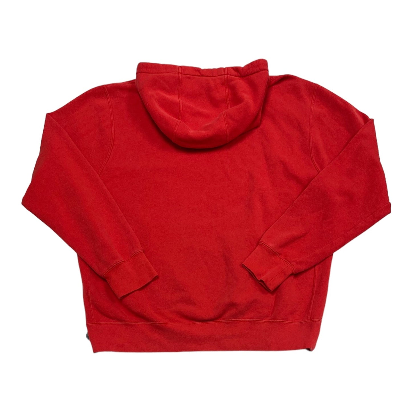 Sweatshirt Hoodie By Nike In Red, Size: L