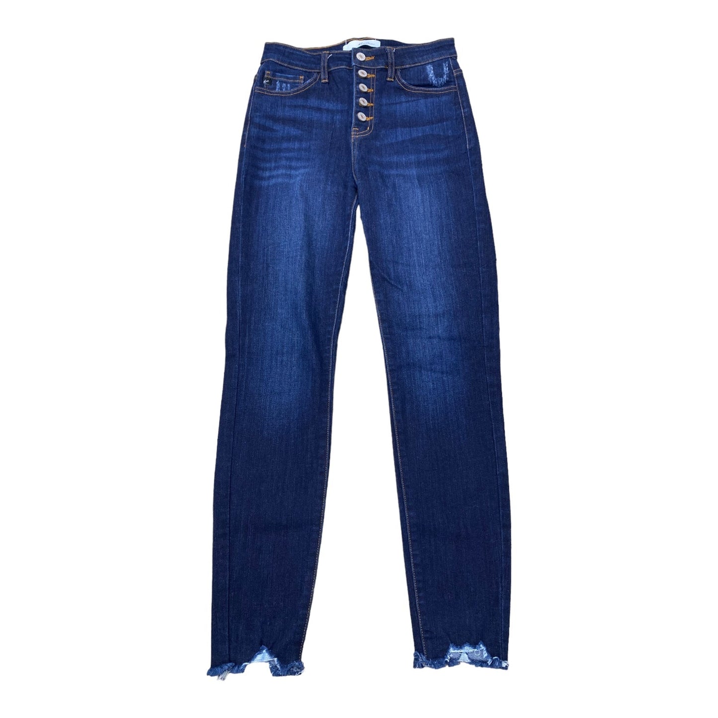 Jeans Skinny By Kancan In Blue, Size: 4