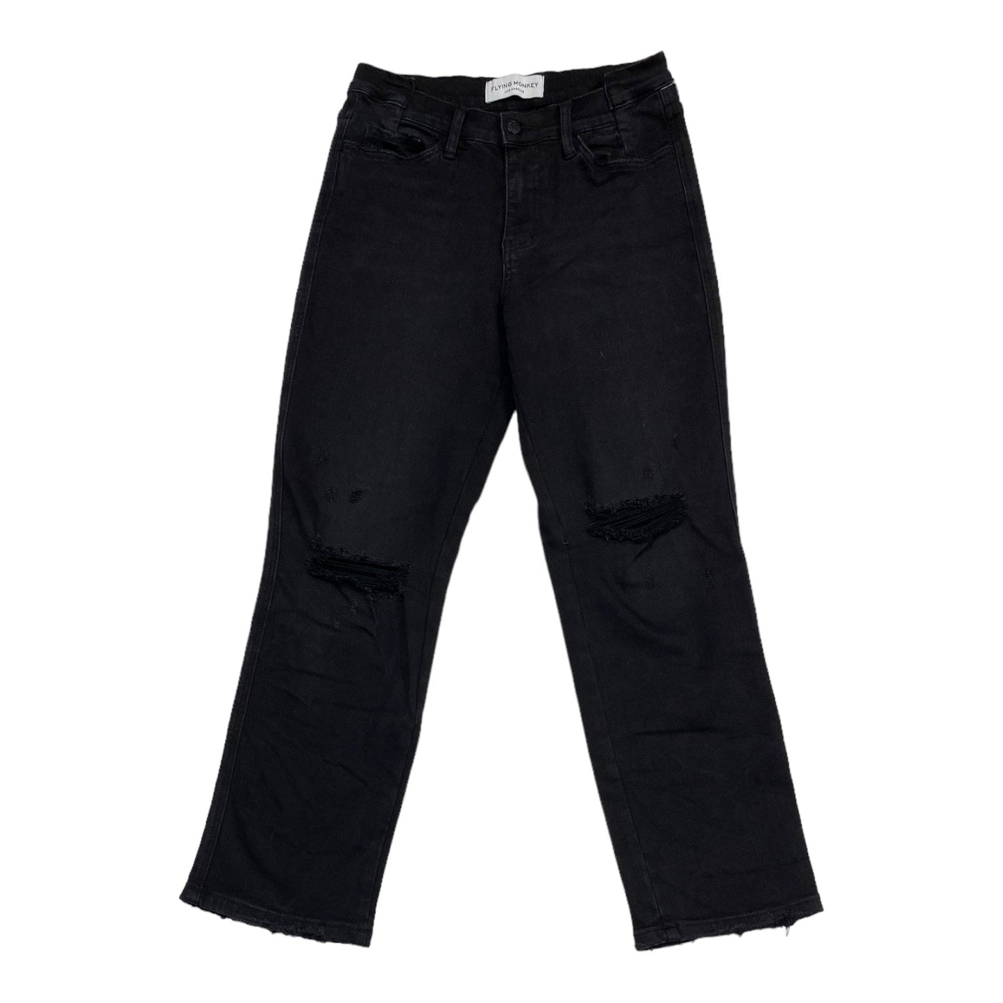 Jeans Skinny By Flying Monkey In Black, Size: 4