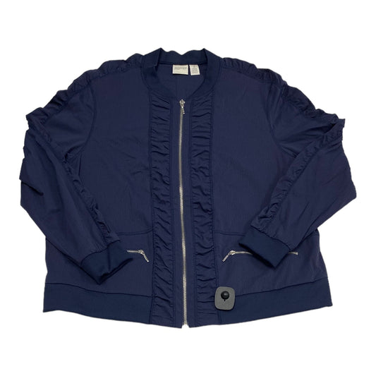 Jacket Other By Zenergy By Chicos In Navy, Size: Xl