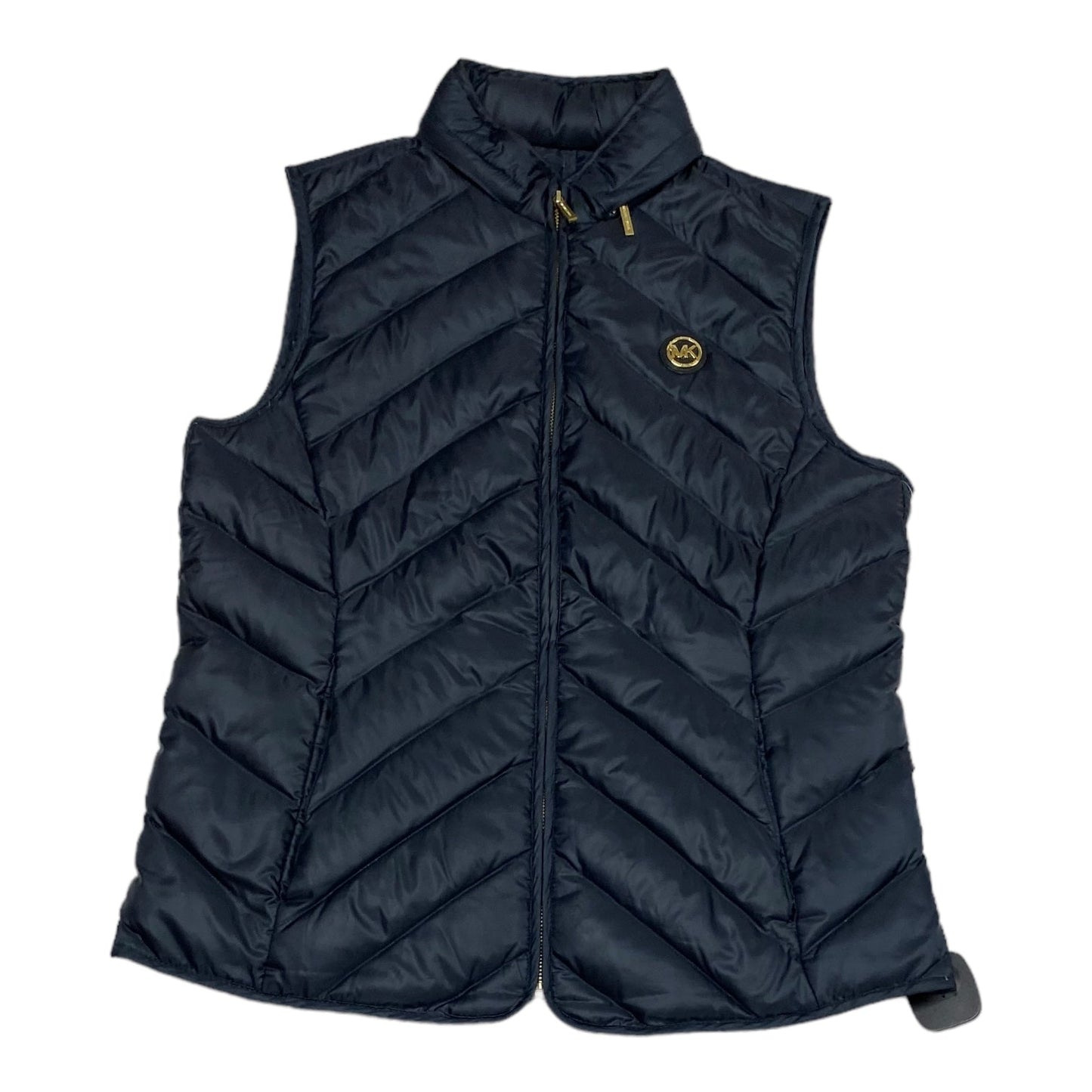 Vest Puffer & Quilted By Michael By Michael Kors In Navy, Size: M