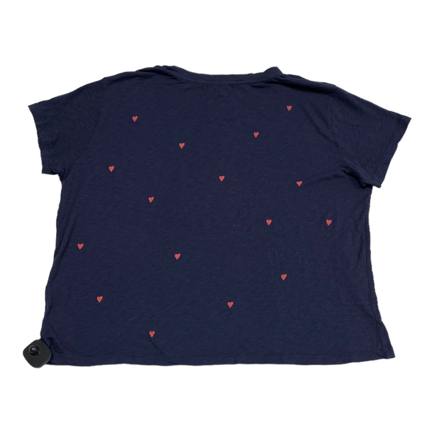 Top Short Sleeve By Sundry In Navy, Size: M