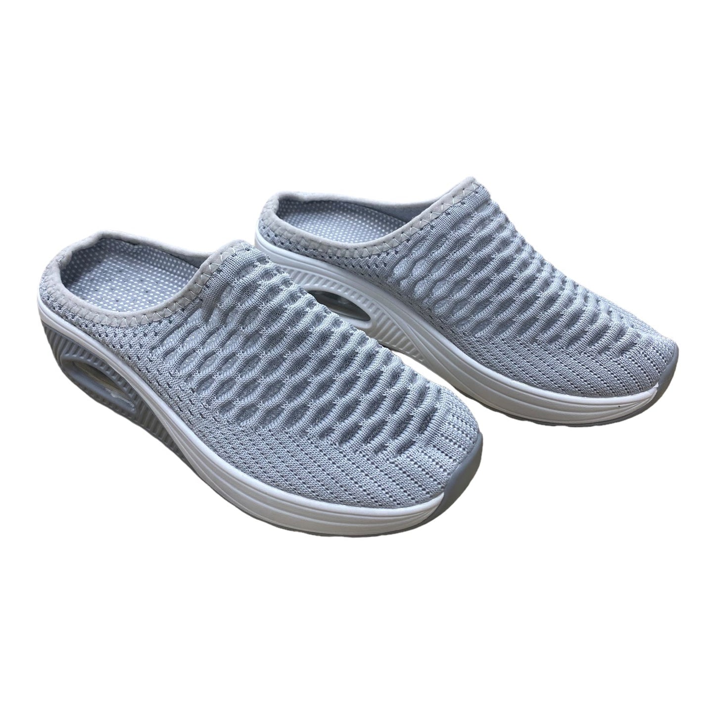 Shoes Flats By Varskarc In Grey, Size: 5