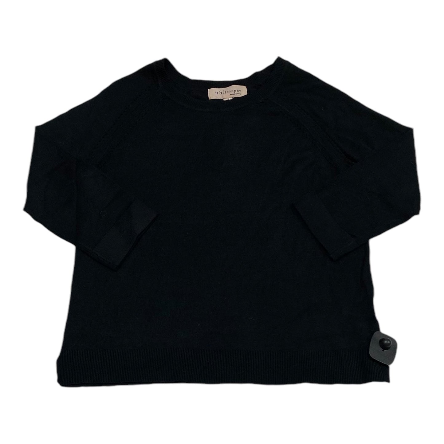 Sweater By Philosophy In Black, Size: S