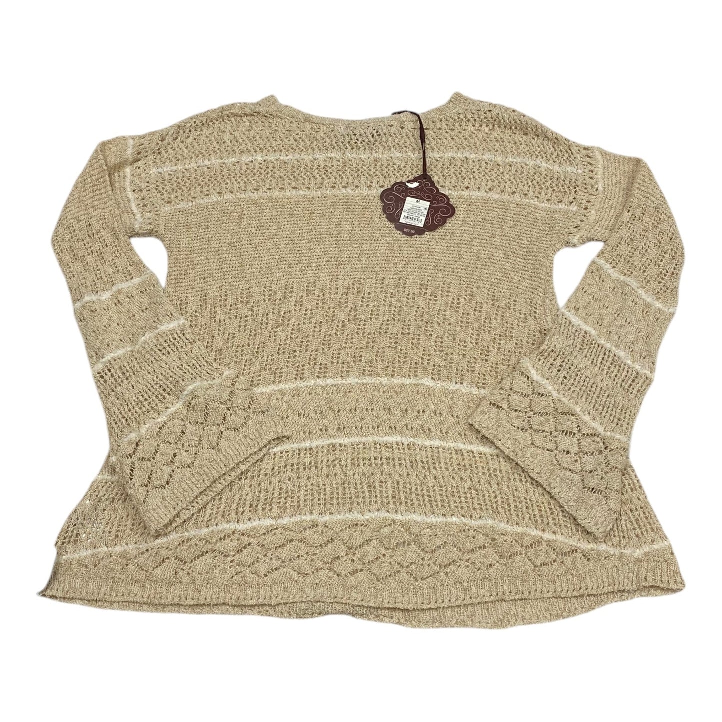 Sweater By Knox Rose In Beige, Size: M