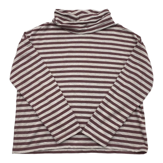 Top Long Sleeve By J. Crew In Striped Pattern, Size: L