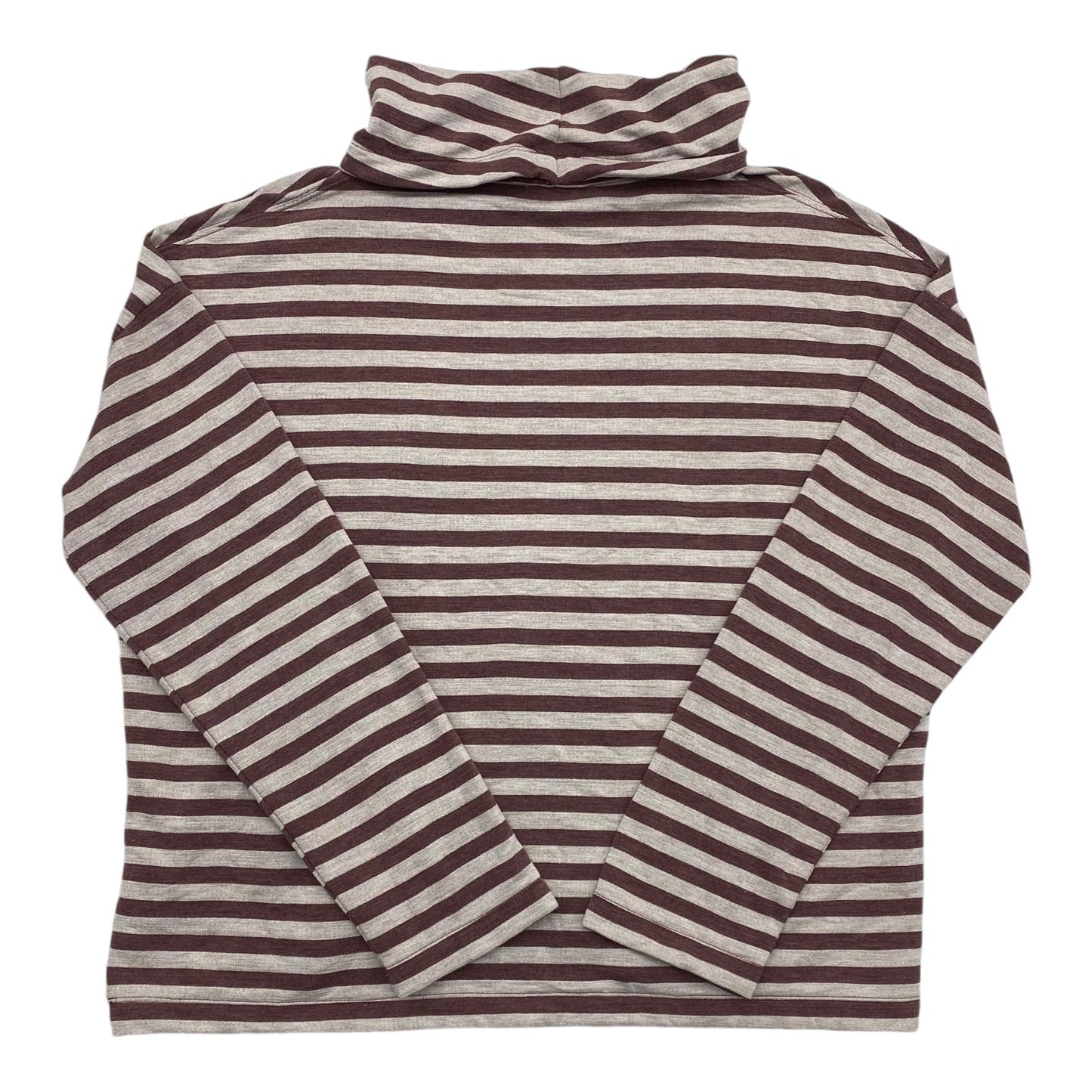 Top Long Sleeve By J. Crew In Striped Pattern, Size: L