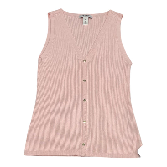 Top Sleeveless By White House Black Market In Pink, Size: L