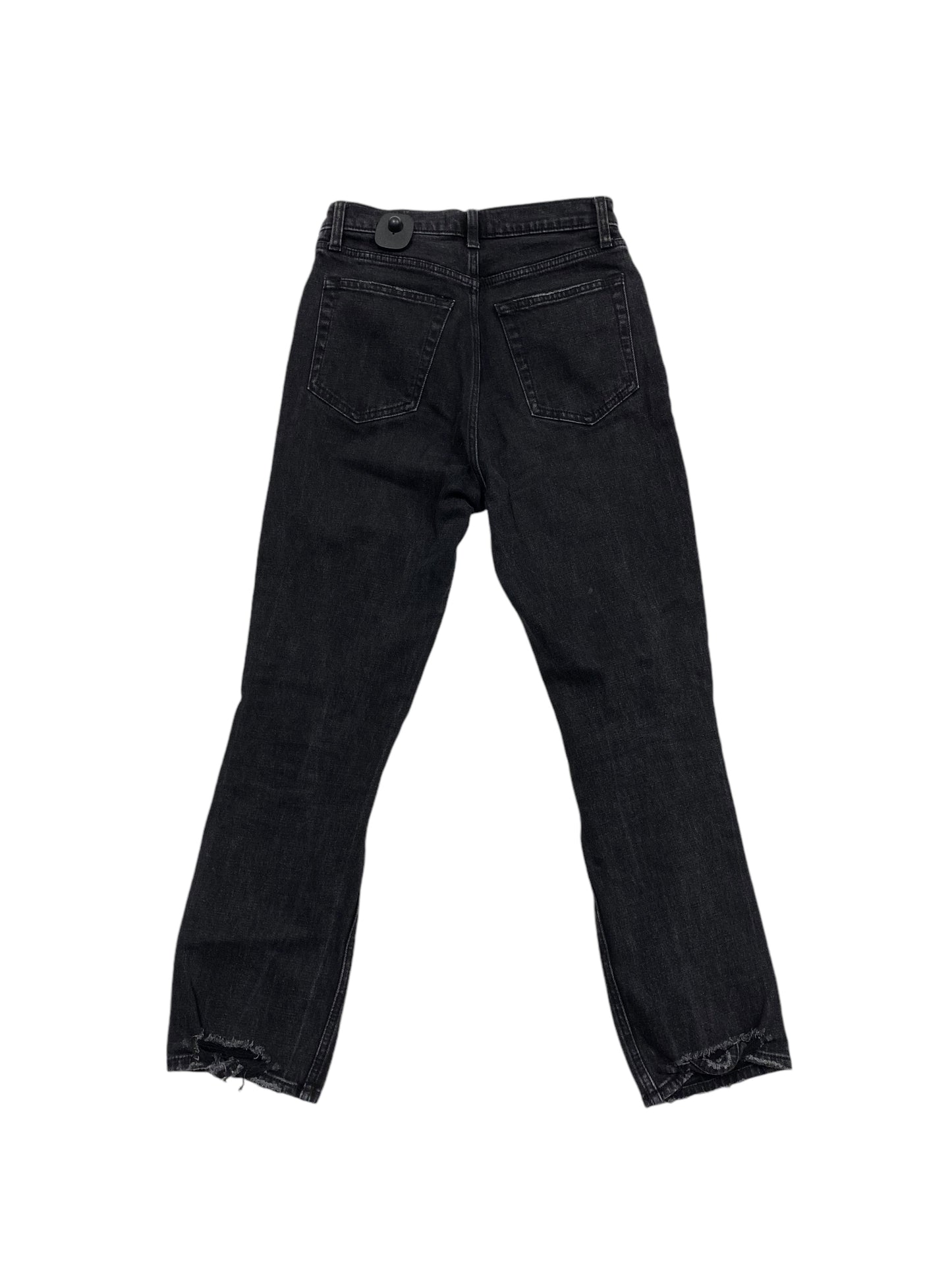 Jeans Straight By Abercrombie And Fitch In Black, Size: 4